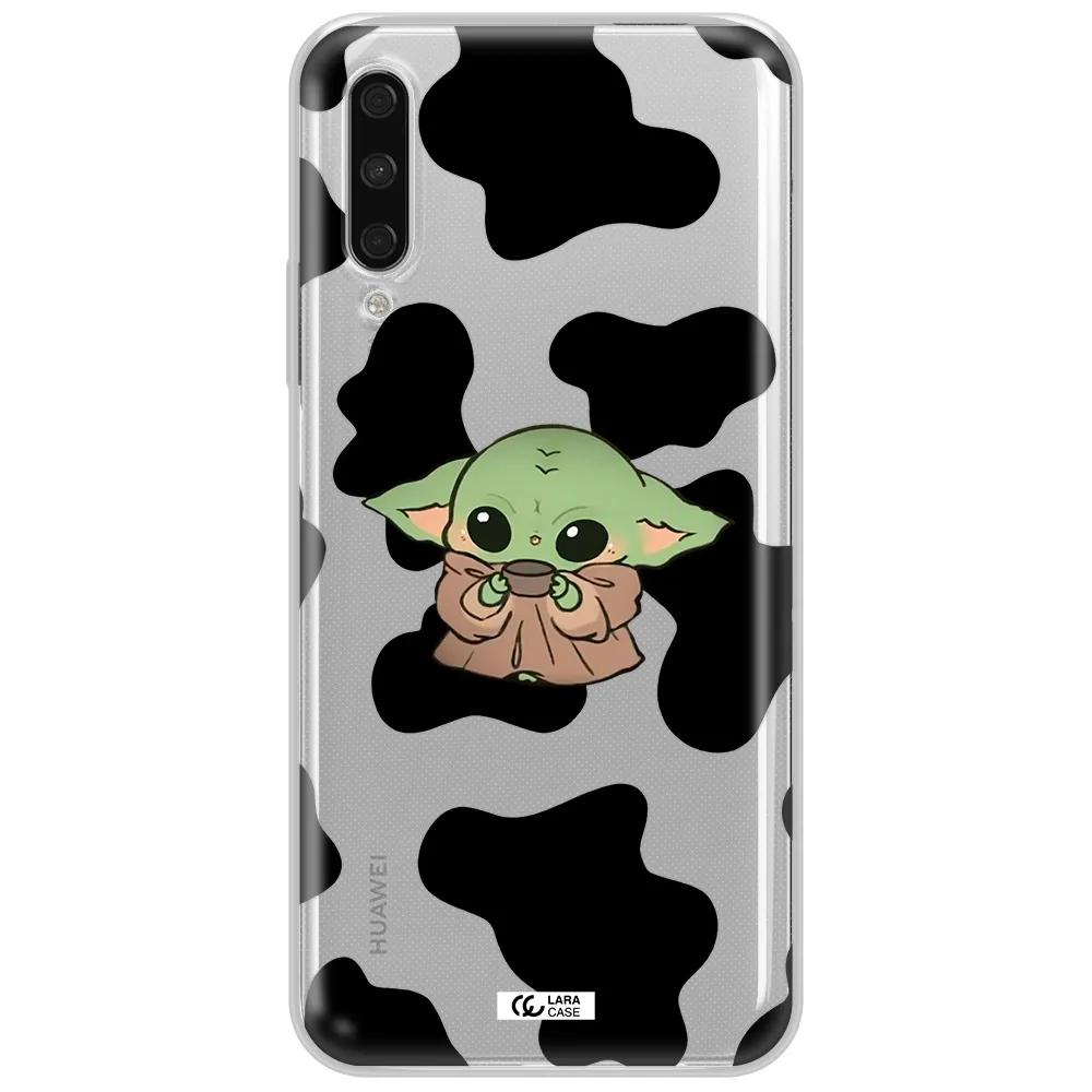 A Pattern Of Different Colored Shoes Huawei Y9S Clear Tpu Case