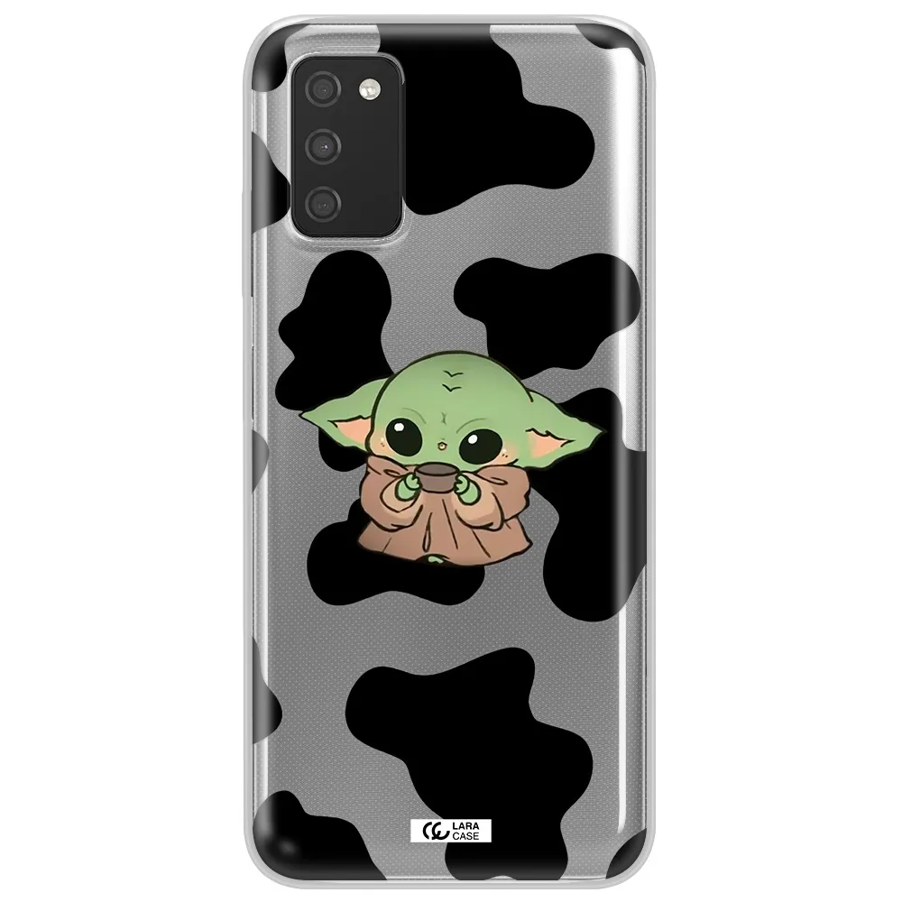 a pattern of different colored shoes Samsung A03S Clear TPU Case