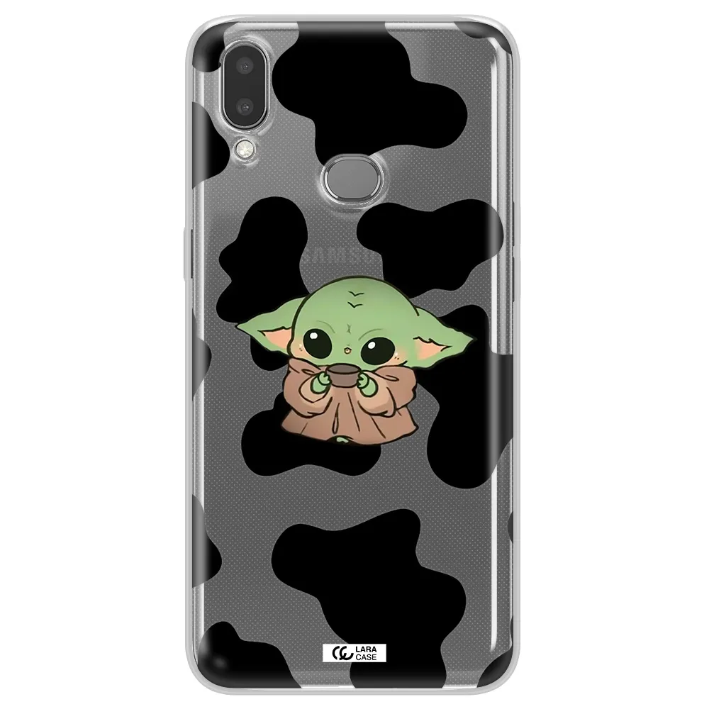 a pattern of different colored shoes Samsung A10S Clear TPU Case