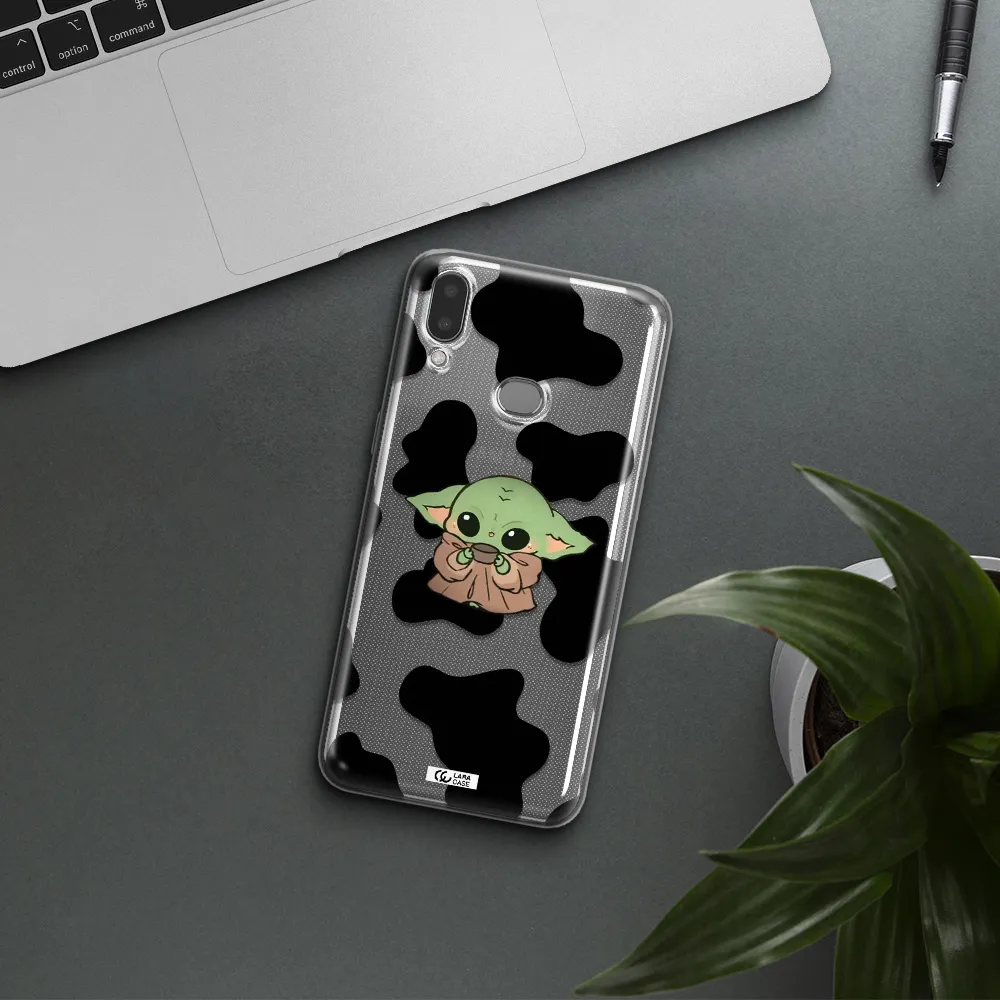 a pattern of different colored shoes Samsung A10S Clear TPU Case