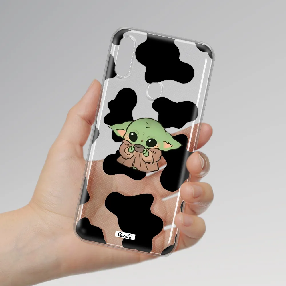 a pattern of different colored shoes Samsung A11 Clear TPU Case