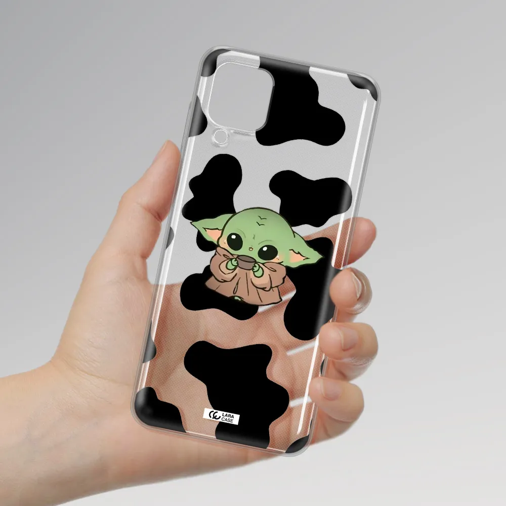 a pattern of different colored shoes Samsung A12 4g Clear TPU Case