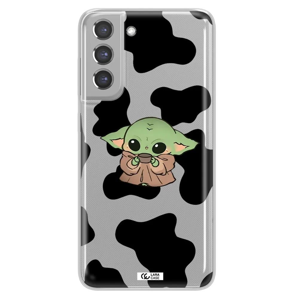 a pattern of different colored shoes Samsung A21 Fe Clear TPU Case