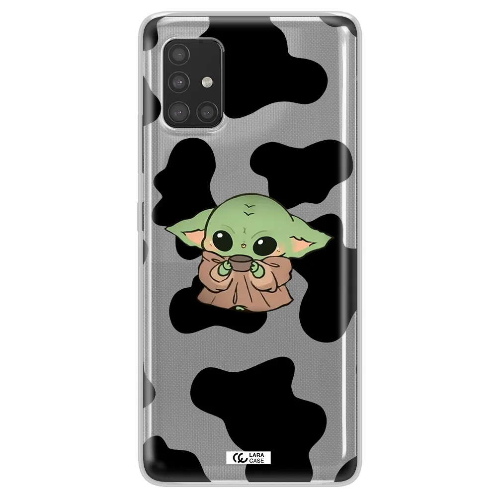 a pattern of different colored shoes Samsung A51 Clear TPU Case