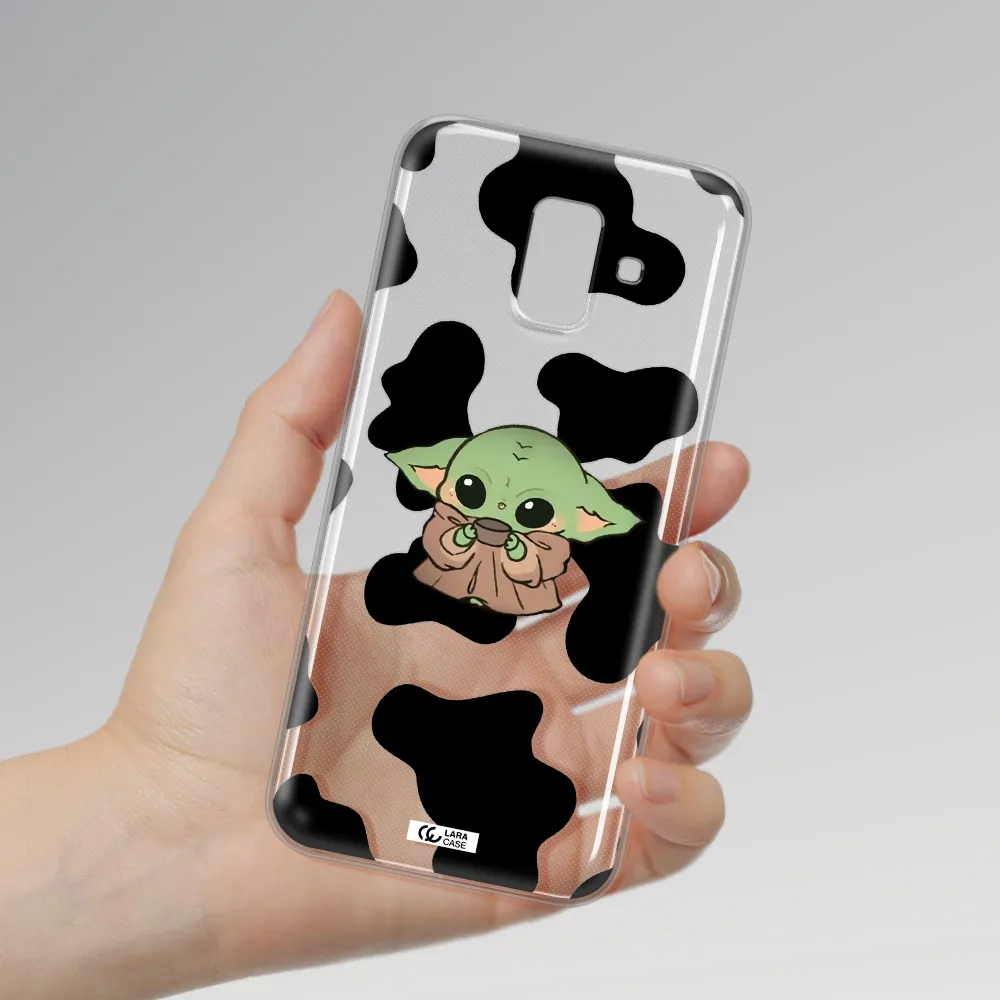 a pattern of different colored shoes Samsung A6 Clear TPU Case