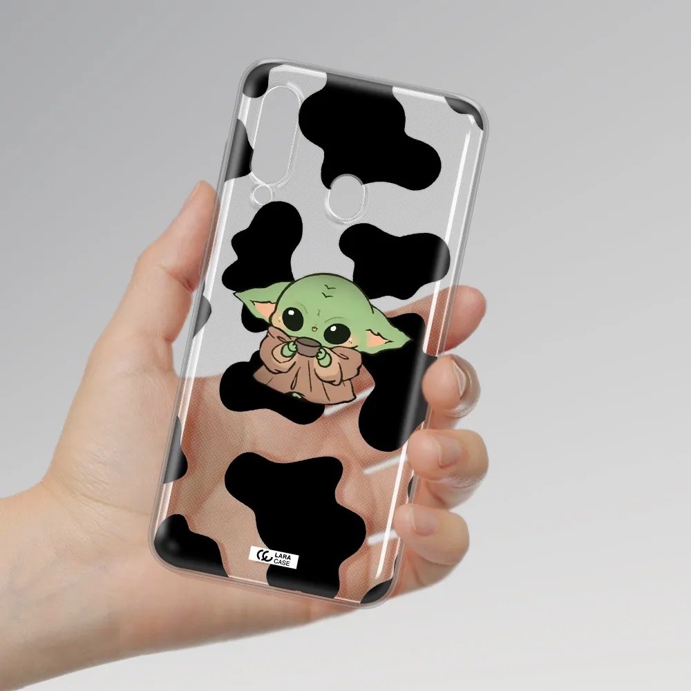 a pattern of different colored shoes Samsung A60 Clear TPU Case