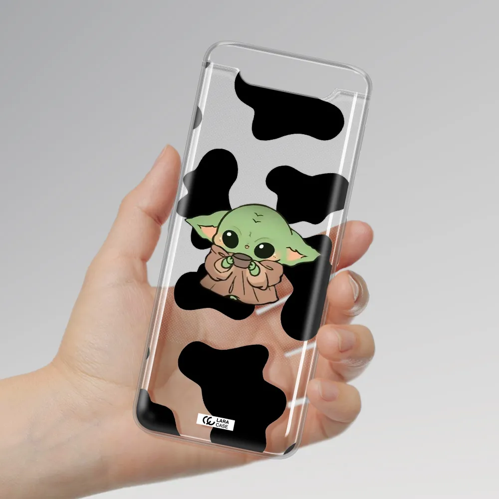 a pattern of different colored shoes Samsung A80 Clear TPU Case