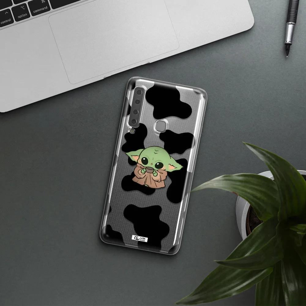 a pattern of different colored shoes Samsung A9 2018 Clear TPU Case