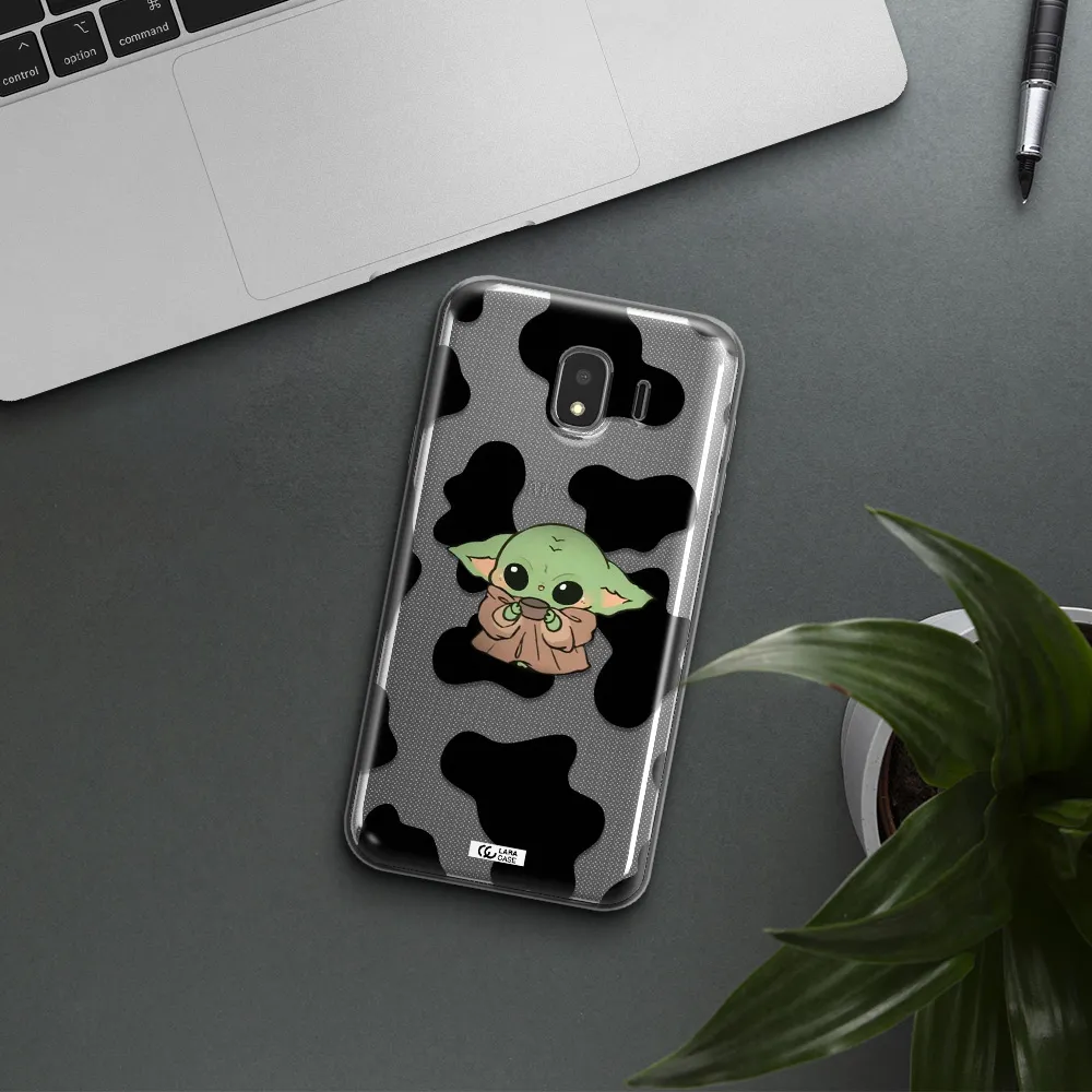 a pattern of different colored shoes Samsung J4 Clear TPU Case