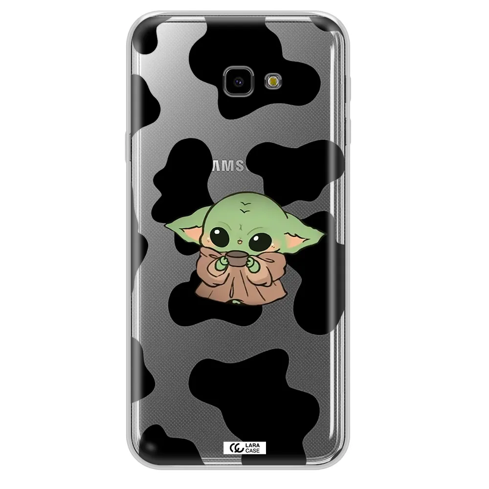 a pattern of different colored shoes Samsung J4 Plus Clear TPU Case