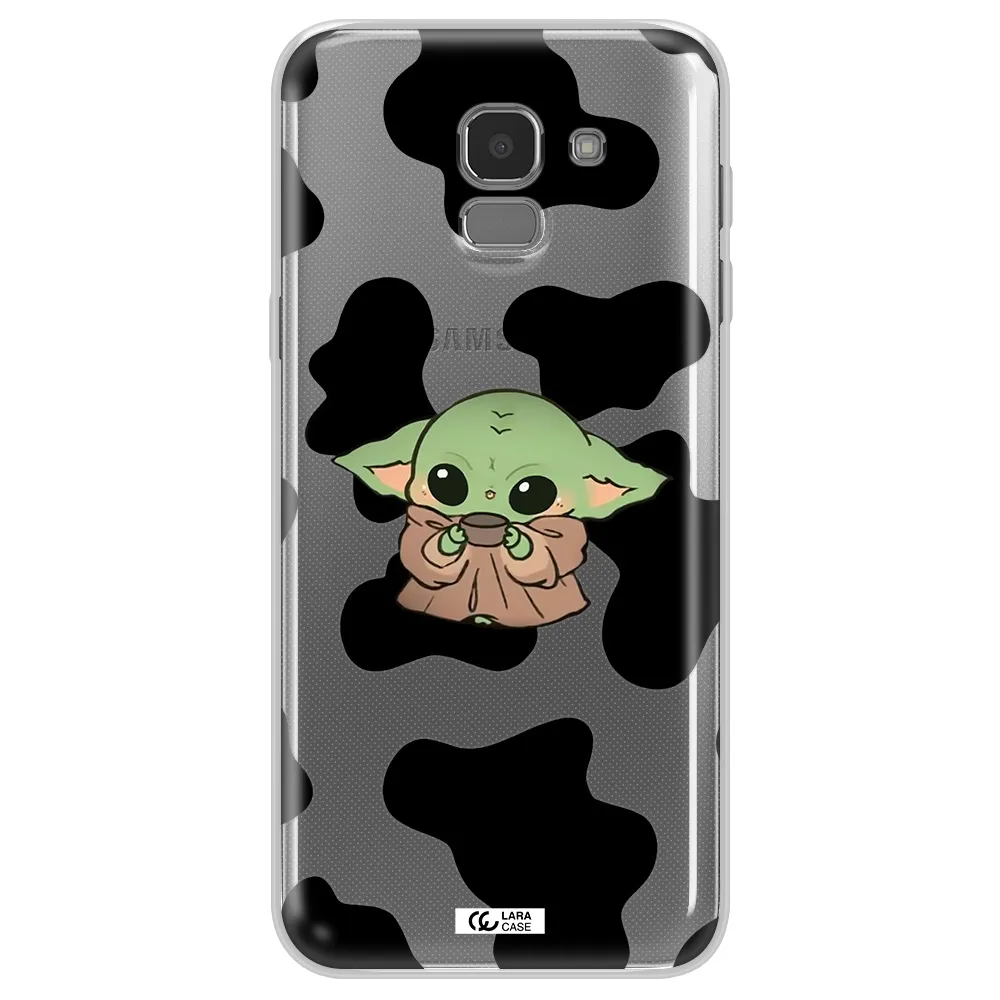 a pattern of different colored shoes Samsung J6 Clear TPU Case