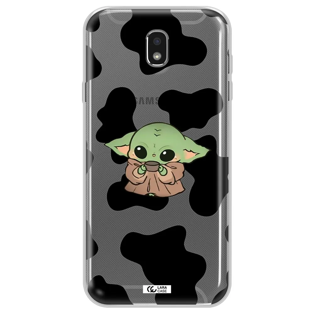 a pattern of different colored shoes Samsung J7 Pro Clear TPU Case