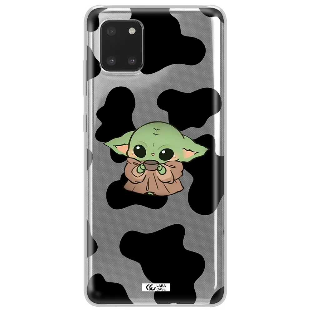 a pattern of different colored shoes Samsung Note 10 Lite Clear TPU Case