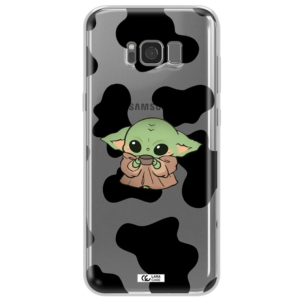 a pattern of different colored shoes Samsung S8 Plus Clear TPU Case