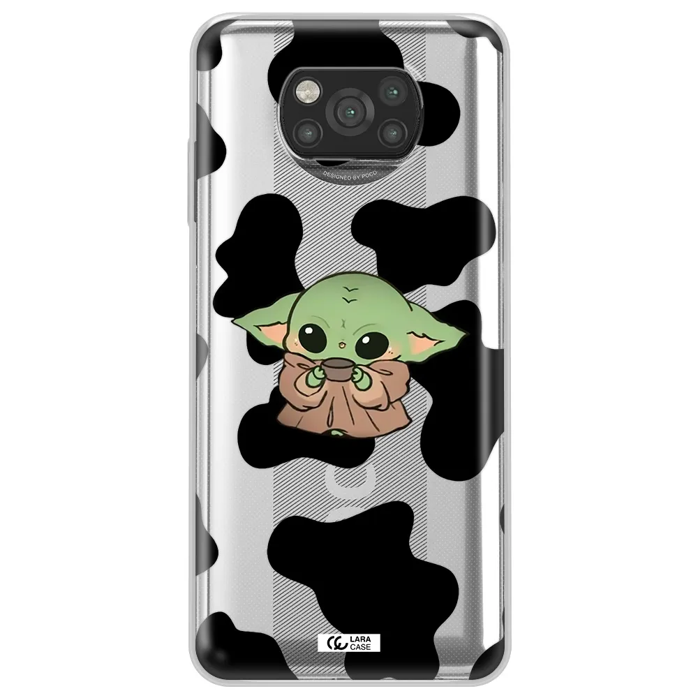 a pattern of different colored shoes Xiaomi Poco X3 Clear TPU Case