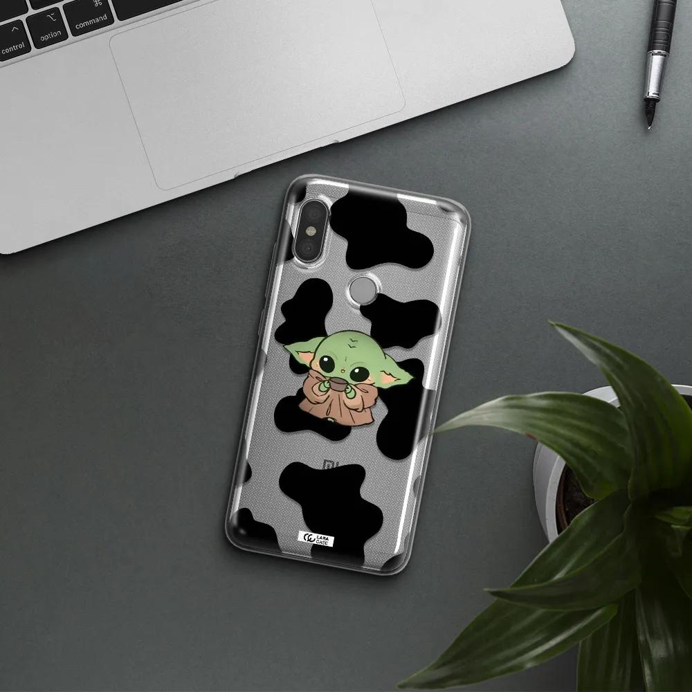 a pattern of different colored shoes Xiaomi Redmi Note 6 Pro Clear TPU Case