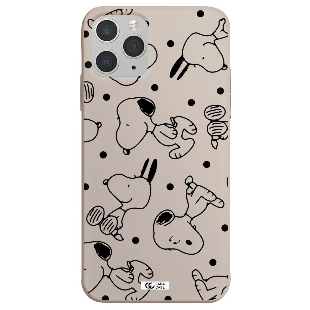 a pattern of cartoon characters Apple iPhone 11 pro max Silicone Stone Case