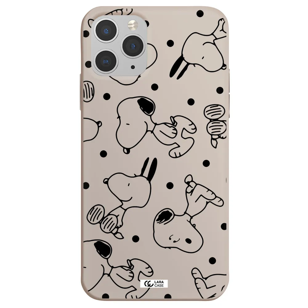 a pattern of cartoon characters Apple iPhone 11 pro Silicone Stone Case