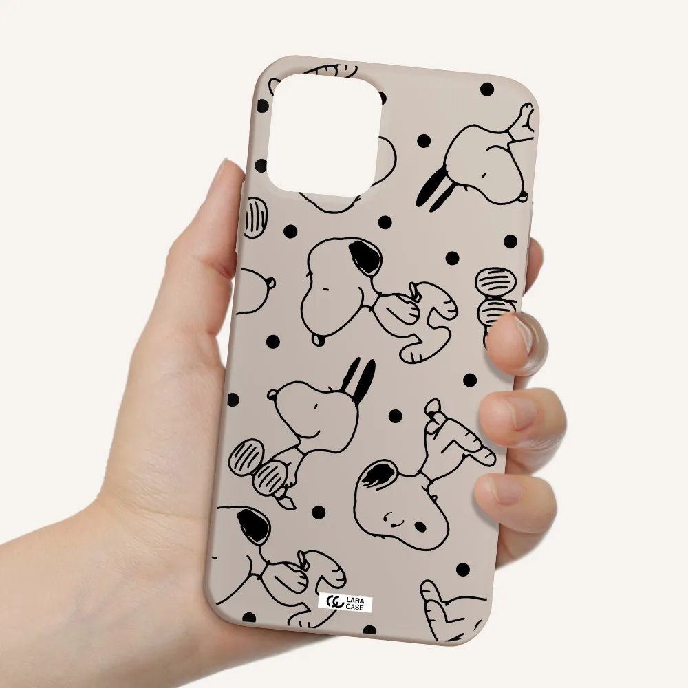 a pattern of cartoon characters Apple iPhone 11 pro Silicone Stone Case