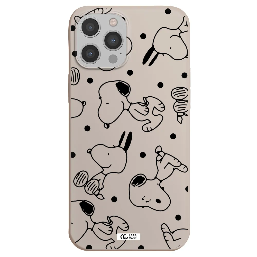a pattern of cartoon characters Apple iPhone 12 pro max Silicone Stone Case