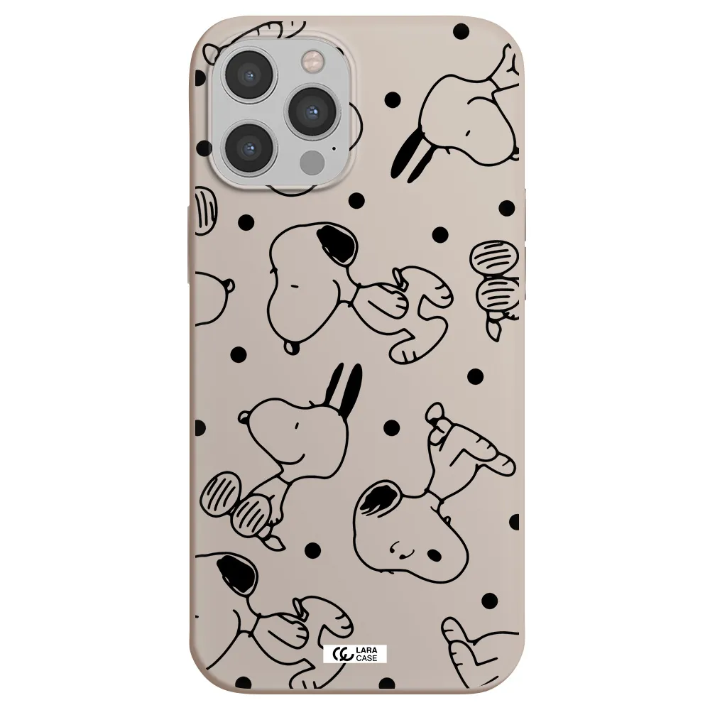 a pattern of cartoon characters Apple iPhone 12 pro Silicone Stone Case