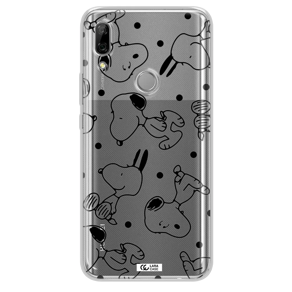 a pattern of cartoon characters Huawei P Smart Z Clear TPU Case