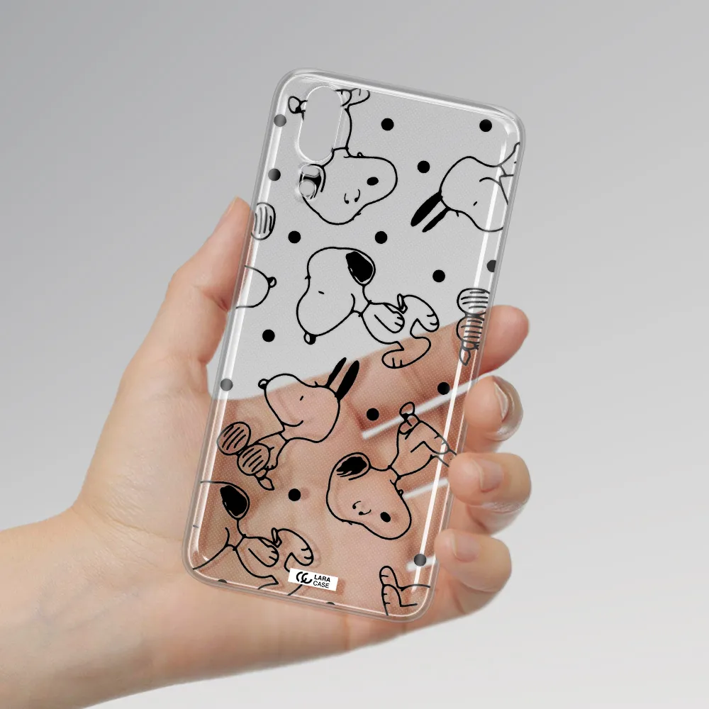 a pattern of cartoon characters Huawei P20 Clear TPU Case
