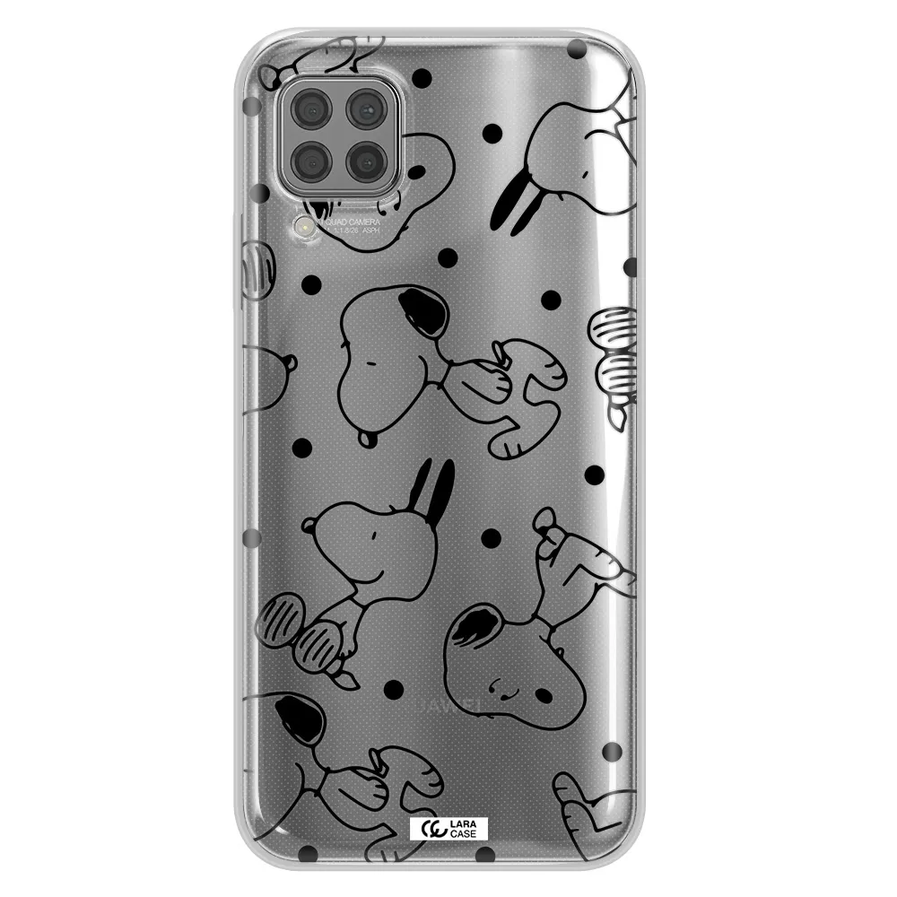 a pattern of cartoon characters Huawei P40 Lite Clear TPU Case