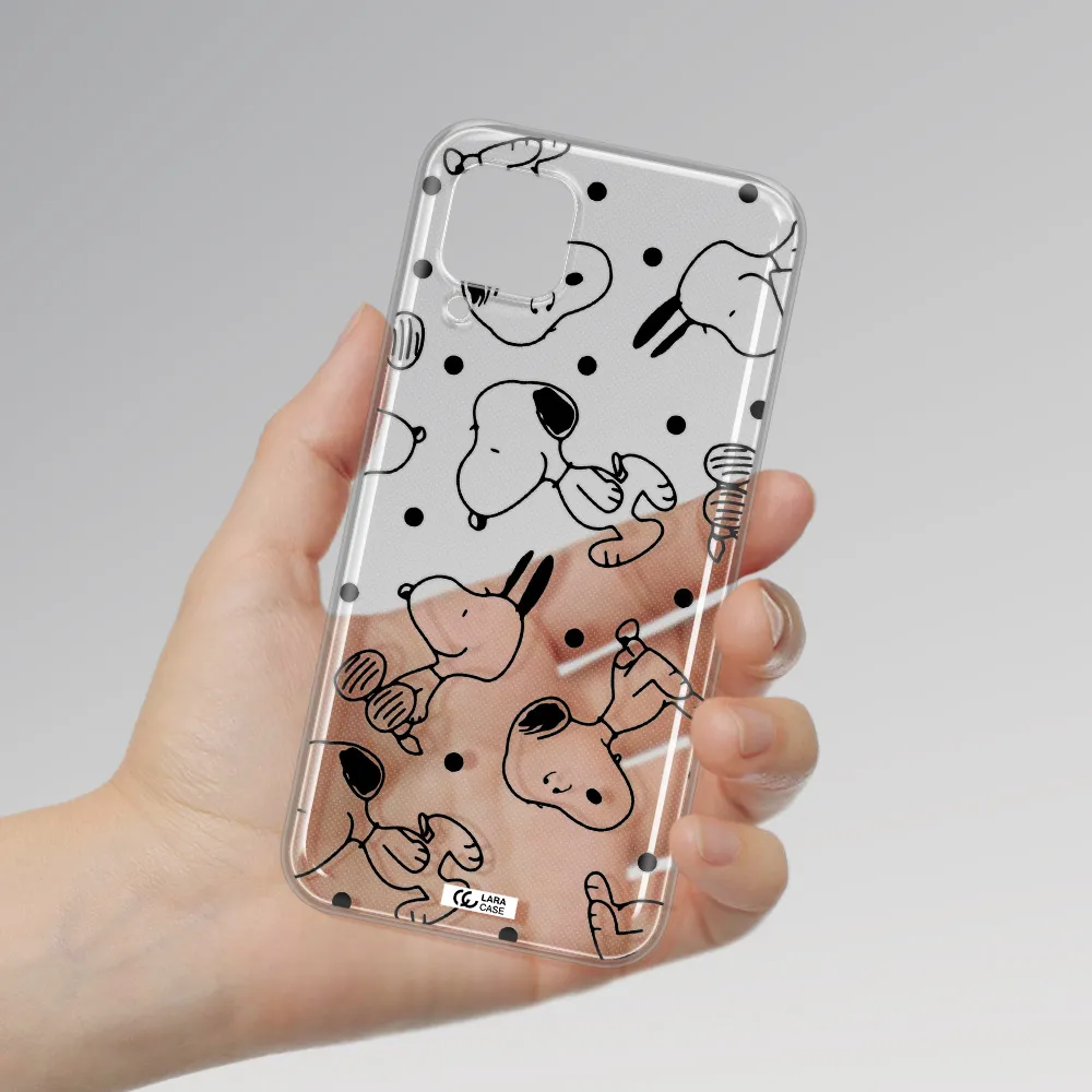 a pattern of cartoon characters Huawei P40 Lite Clear TPU Case