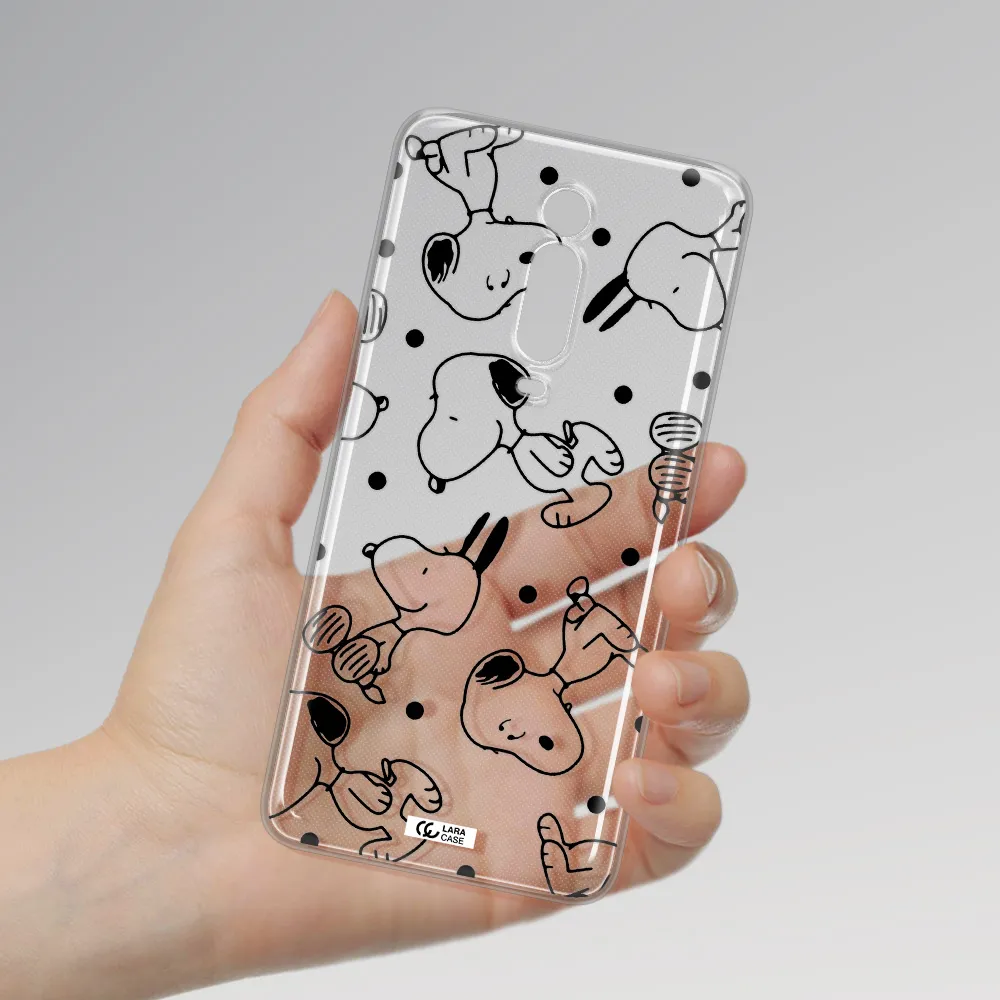 a pattern of cartoon characters Xiaomi Mi 9T Clear TPU Case