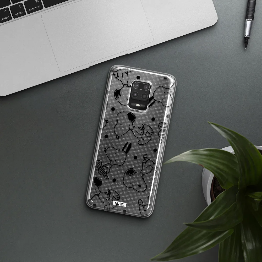 a pattern of cartoon characters Xiaomi Note 9S Clear TPU Case