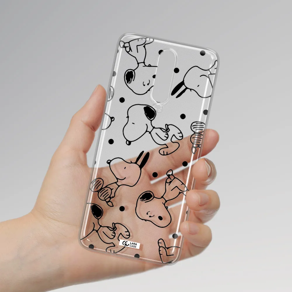 a pattern of cartoon characters Xiaomi Redmi K30 Clear TPU Case