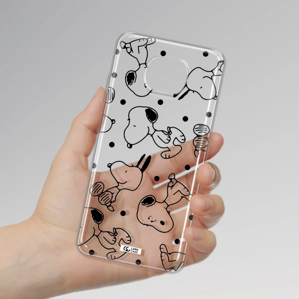 A Pattern Of Cartoon Characters Xiaomi Redmi Note 9T Clear Tpu Case