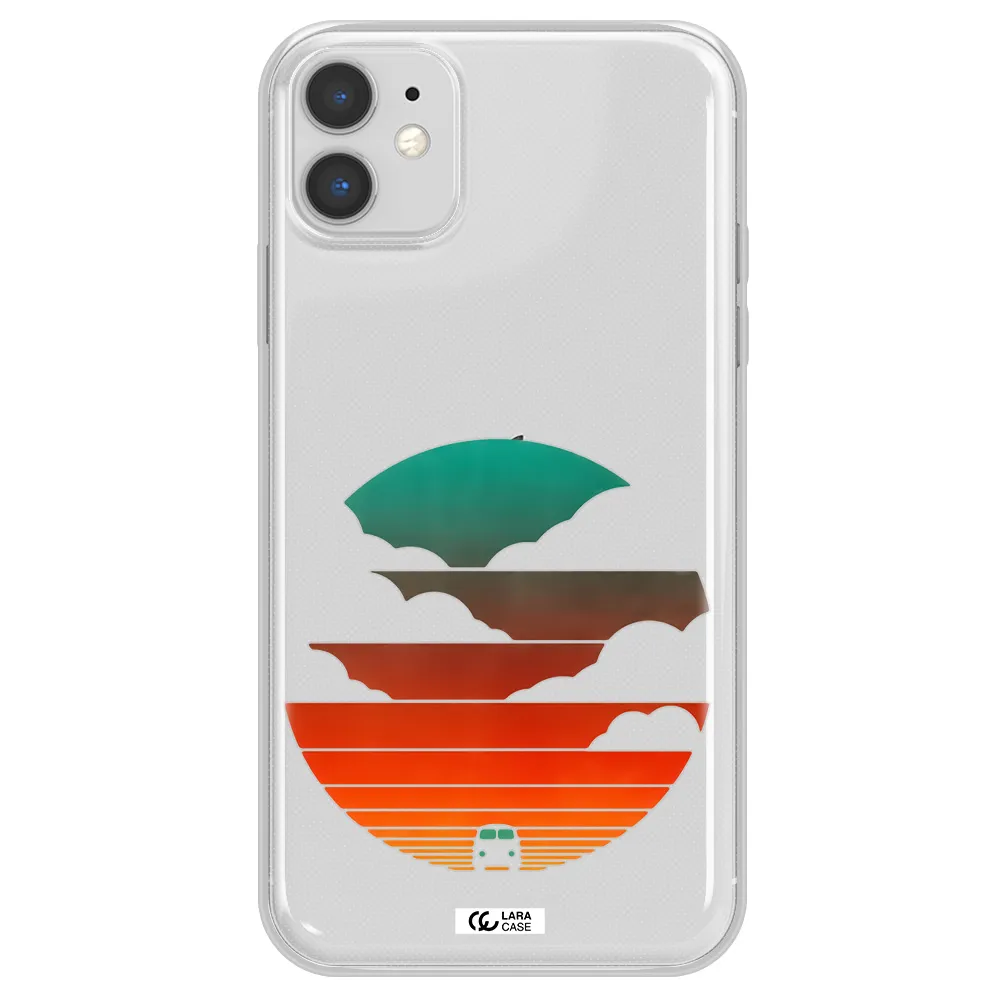 a logo of a boat Apple iPhone 11 Clear TPU Case