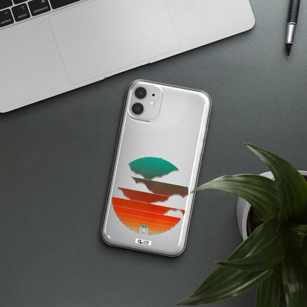 a logo of a boat Apple iPhone 11 Clear TPU Case