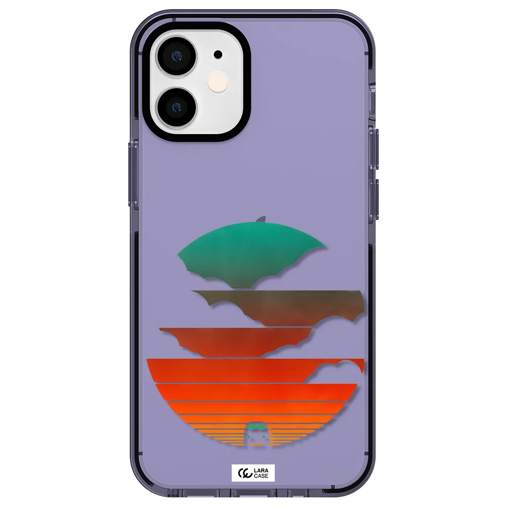 a logo of a boat Apple iPhone 12 mini impact Lilac Case