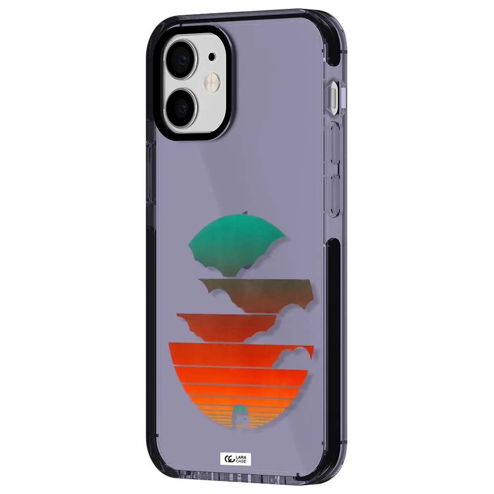 a logo of a boat Apple iPhone 12 mini impact Lilac Case