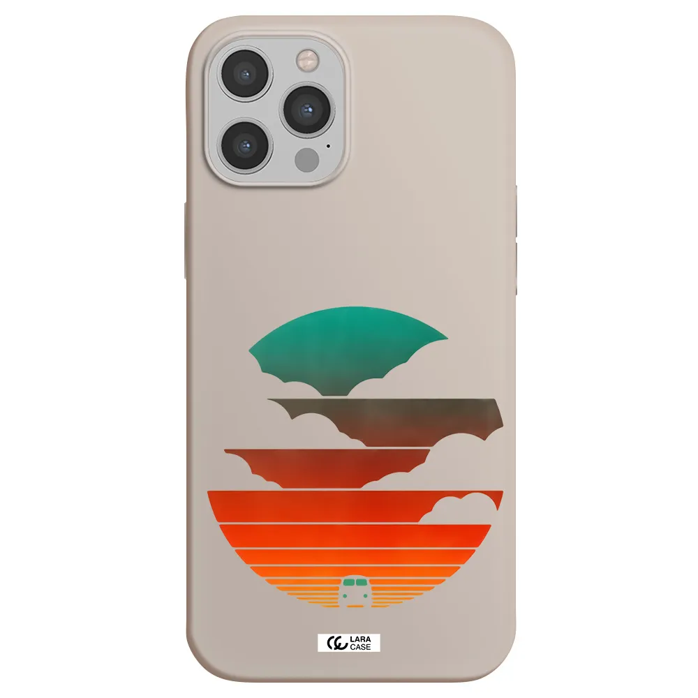 a logo of a boat Apple iPhone 12 pro Silicone Stone Case