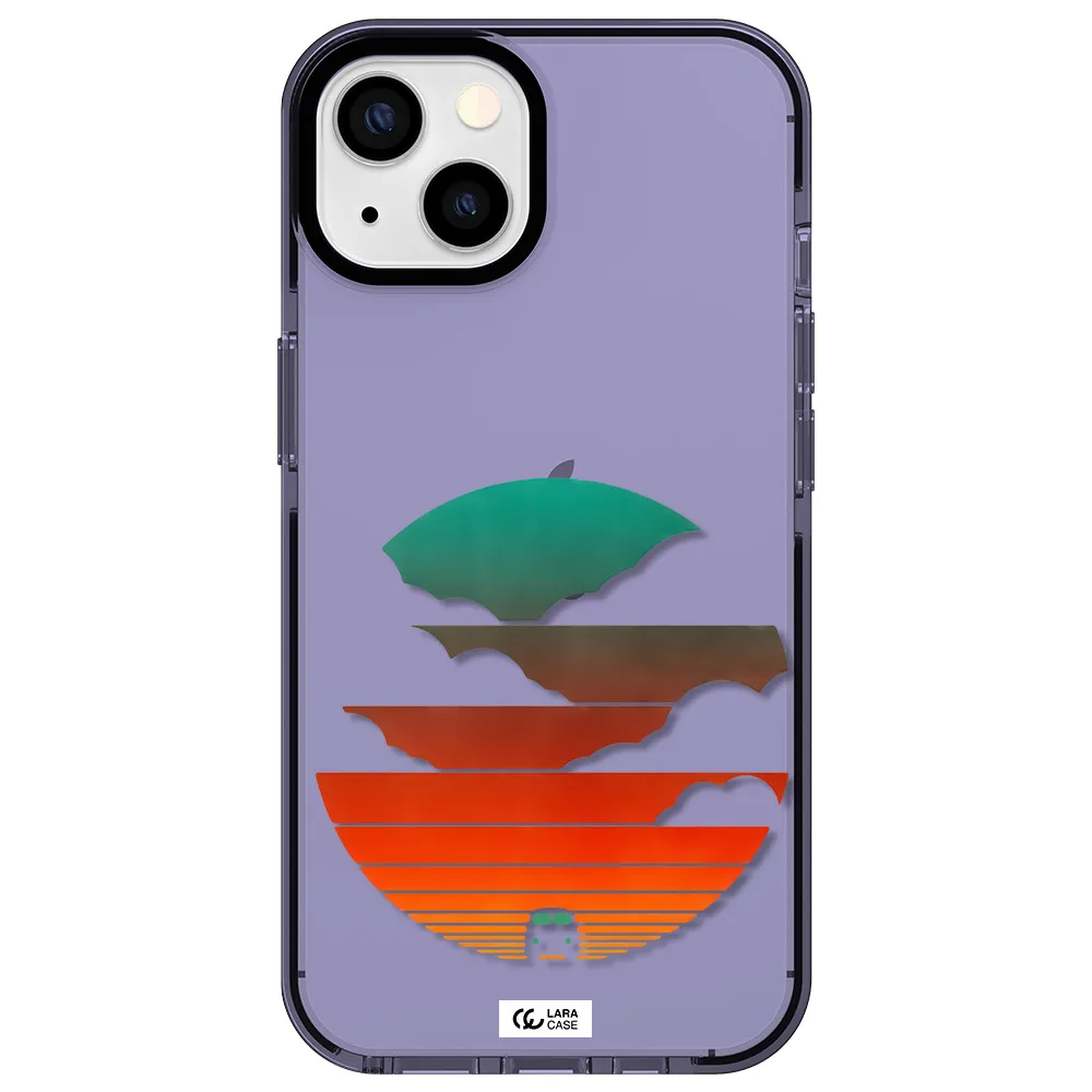 a logo of a boat Apple iPhone 13 impact Lilac Case