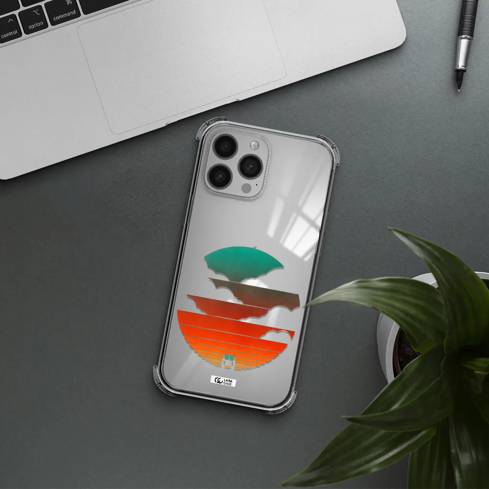 a logo of a boat Apple iPhone 13 Pro Clear PC Case