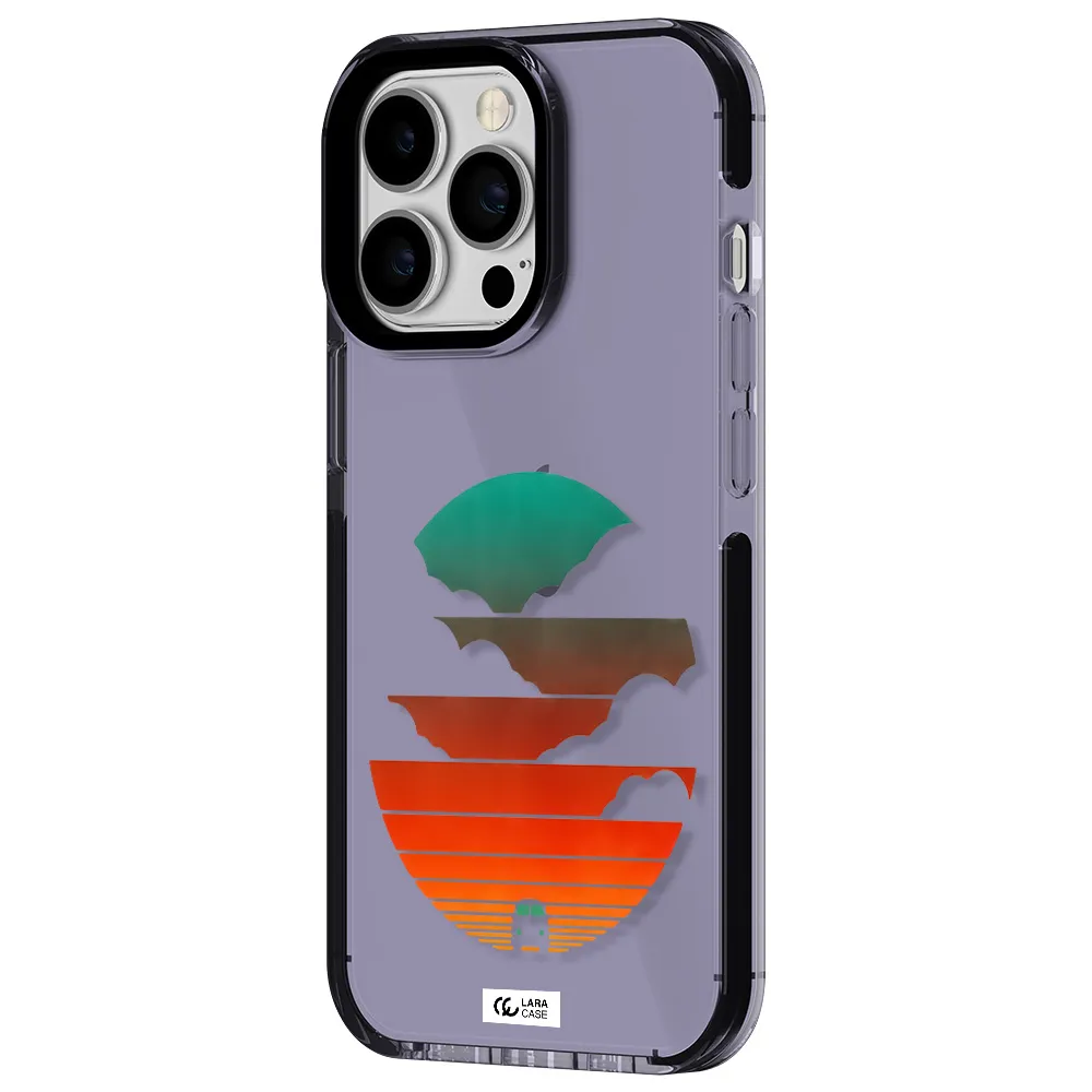 a logo of a boat Apple iPhone 13 Pro impact Lilac Case