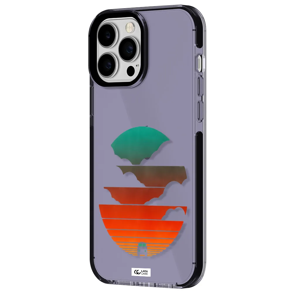 a logo of a boat Apple iPhone 13 Pro Max impact Lilac Case