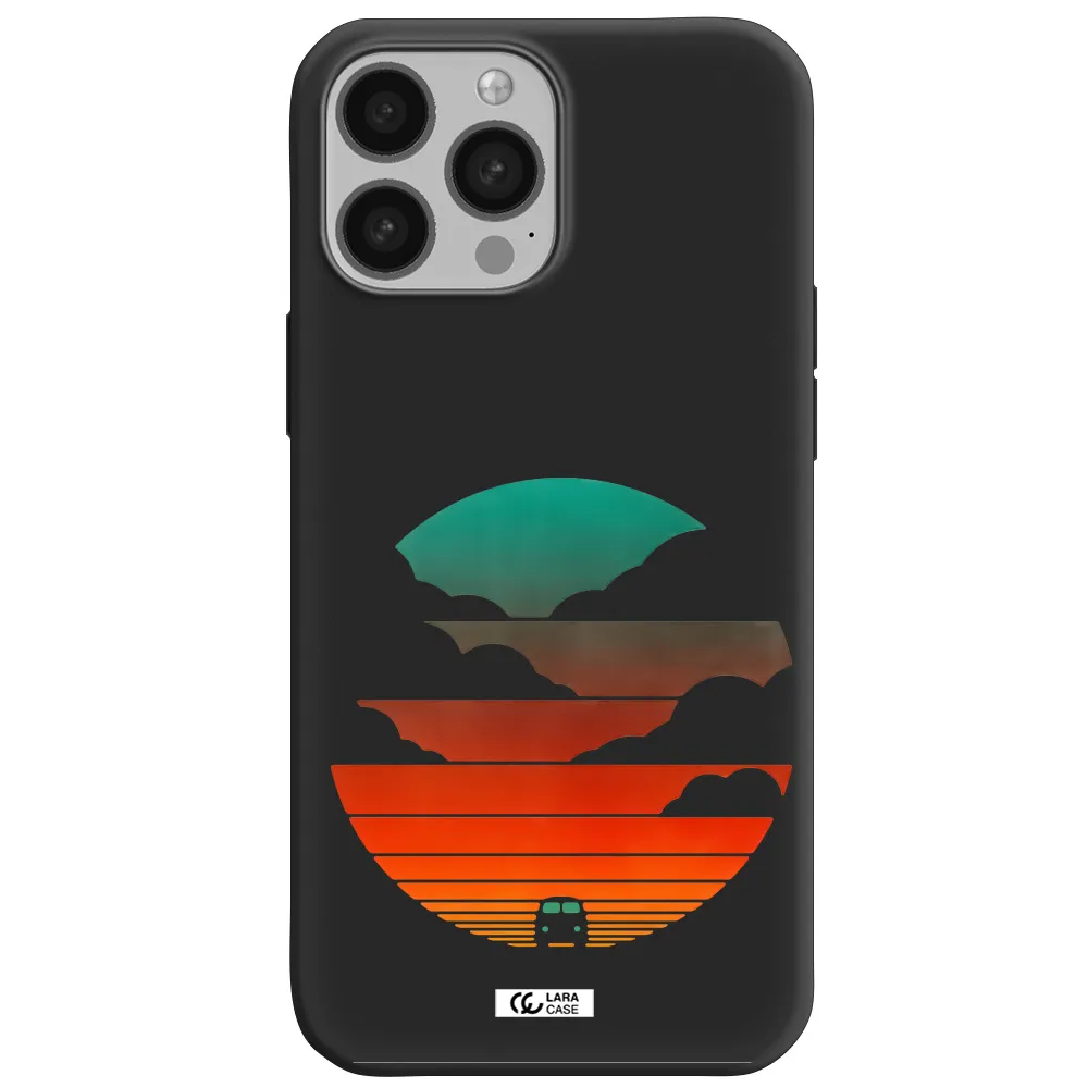 a logo of a boat Apple iPhone 13 Pro Silicone black Case