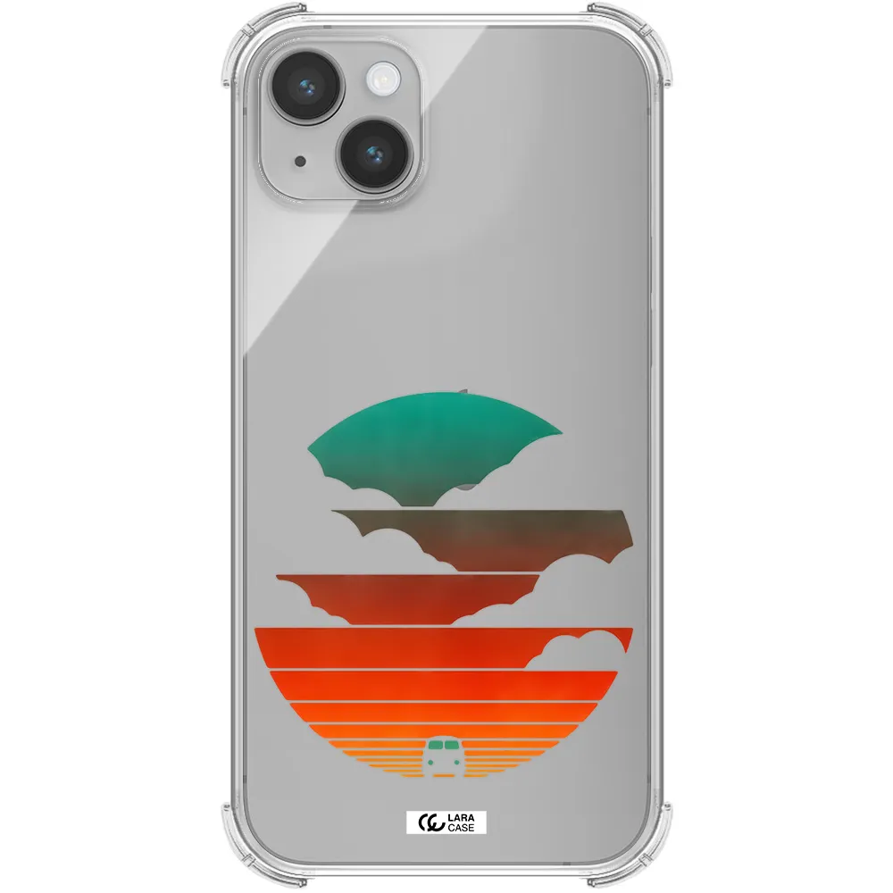 a logo of a boat Apple iPhone 14 plus Clear PC Case
