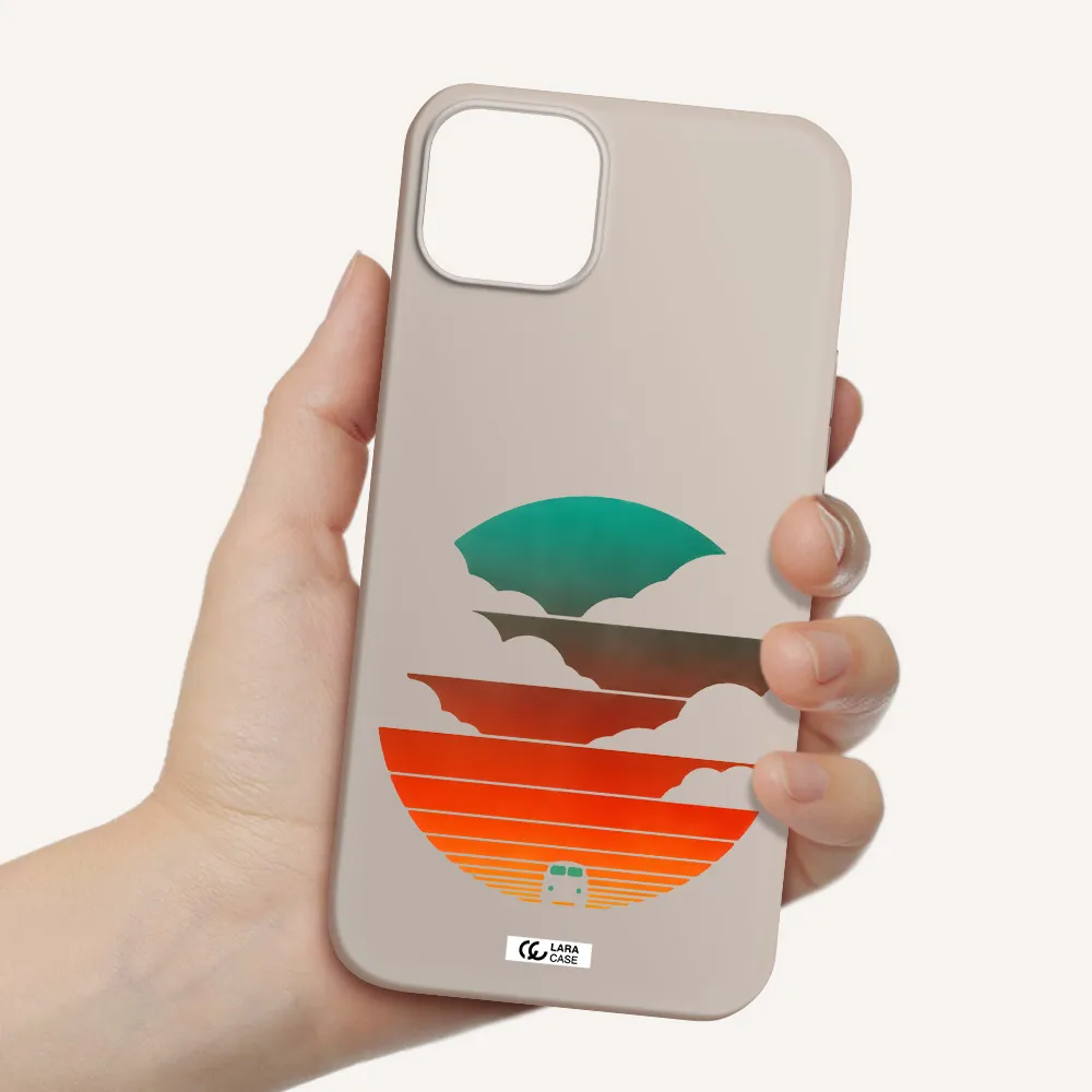 a logo of a boat Apple iPhone 14 plus Silicone Stone Case