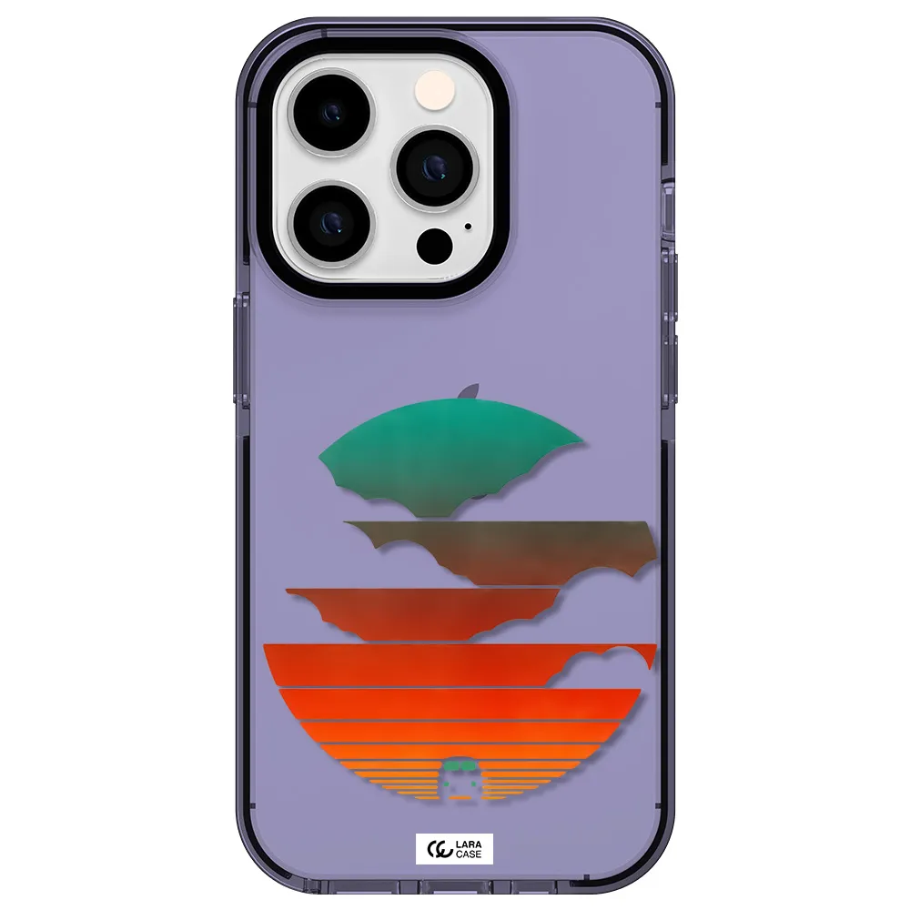 a logo of a boat Apple iPhone 14 pro impact Lilac Case