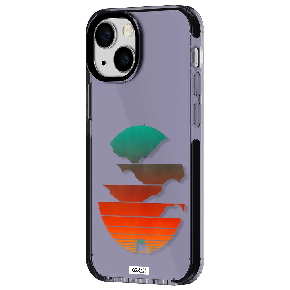 a logo of a boat Apple iPhone 15 impact Lilac Case