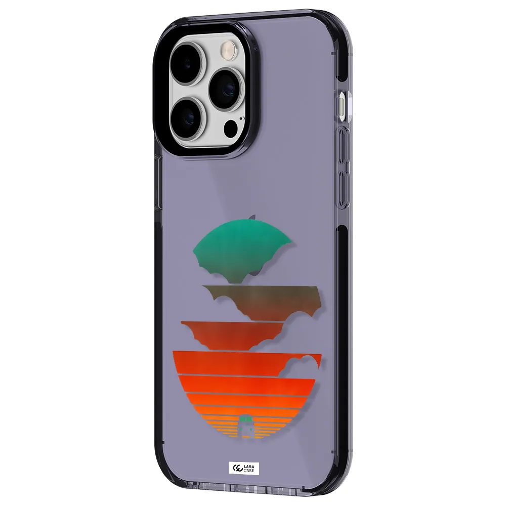 a logo of a boat Apple iPhone 15 Pro impact Lilac Case