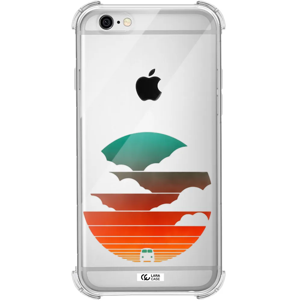 a logo of a boat Apple iPhone 6 Clear PC Case