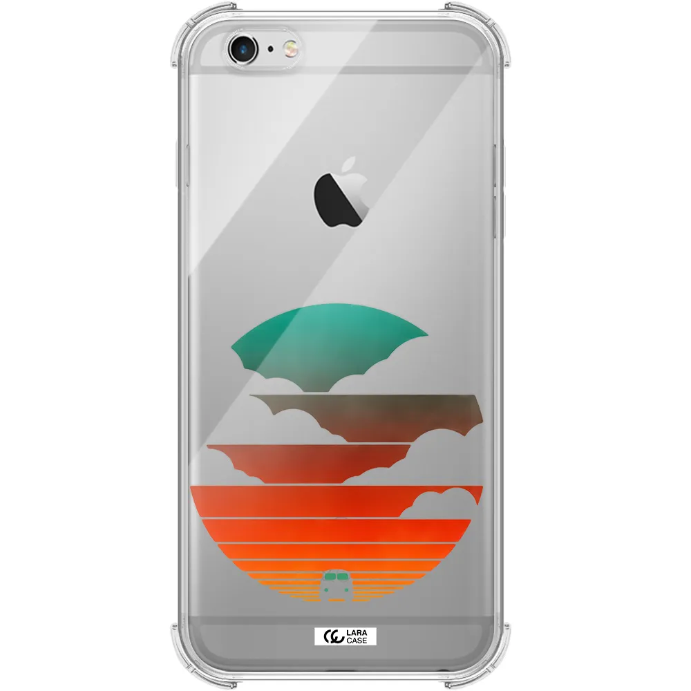 a logo of a boat Apple iPhone 6 plus Clear PC Case
